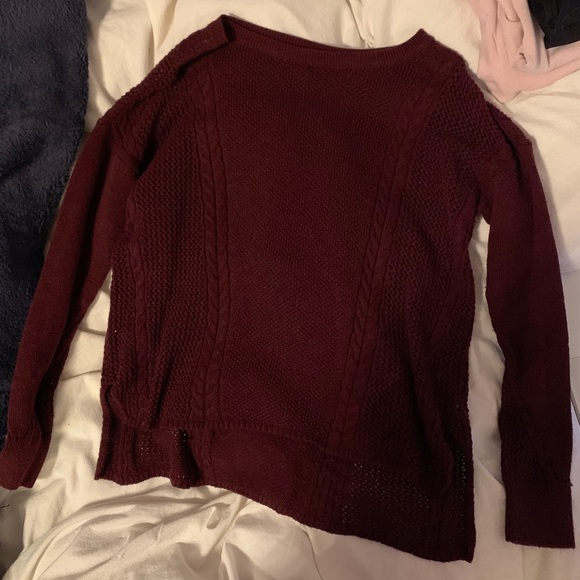 Maroon knit sweater - Picture 1 of 1